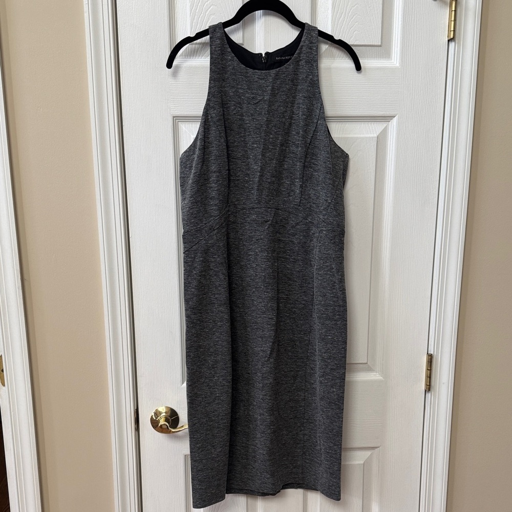 Banana Republic Charcoal Midi Dress